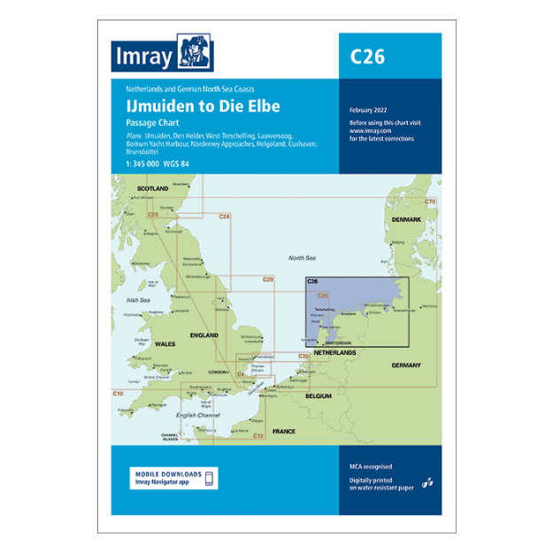 Imray C 26 - IJmuiden-Elbe